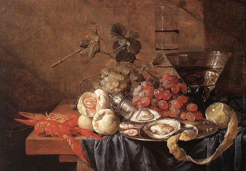 Jan Davidsz. de Heem Fruits and Pieces of Seafood china oil painting image